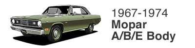 1967-1974 Mopar A/B/E Body