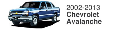 2002-2013 Chevy Avalanche