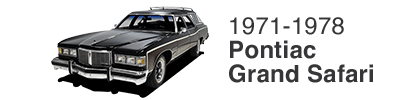 1971-1978 Pontiac Grand Safari Menu